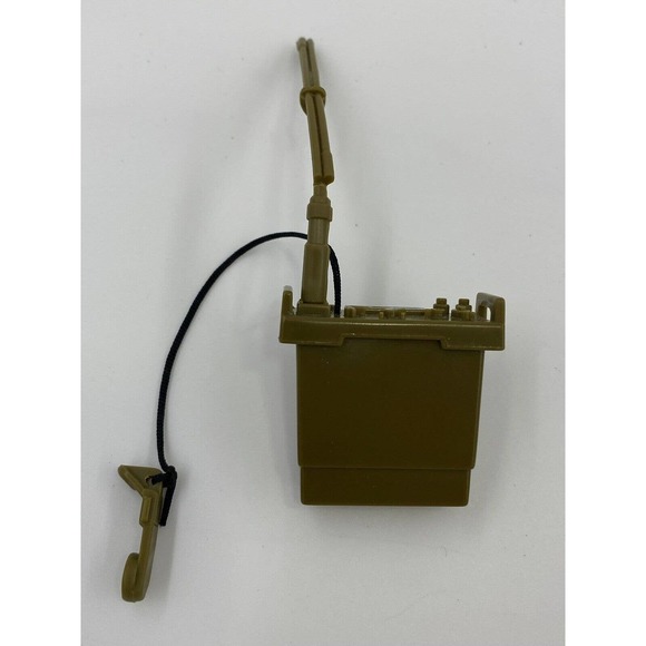 GI Joe Or Dragon 12” Action Figure Green Cloth Army Canvas Backpack & Talkie - Picture 3 of 5